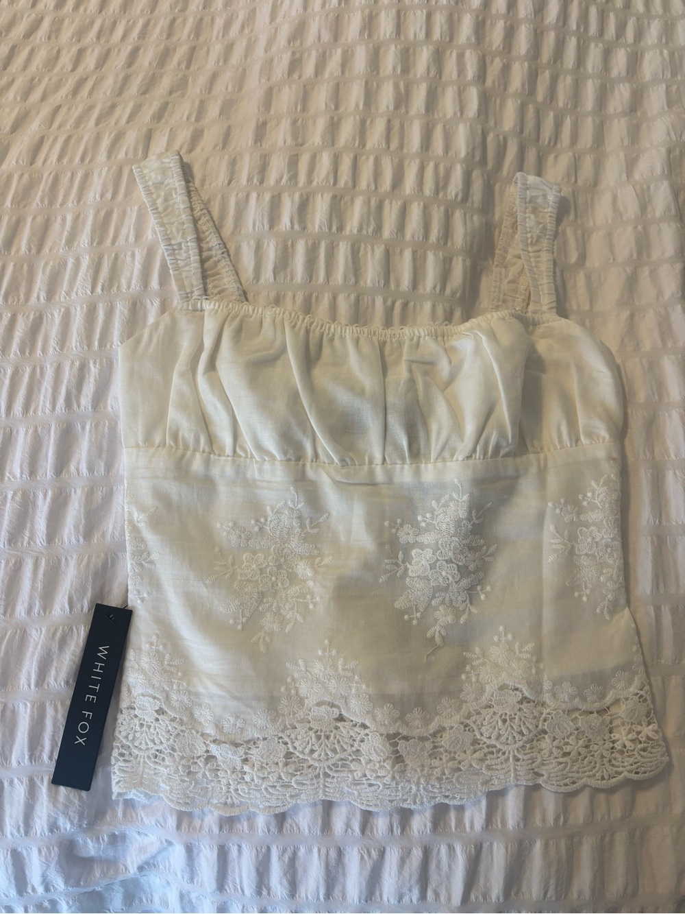 White Fox Boutique Instant Crush Top in White - Picture 7 of 10